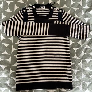 Sonia Rykiel Black and White Striped Sweater